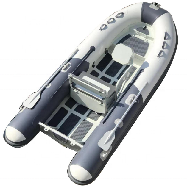 Fishing Boat Aluminum - 12FT RIB360 Semi-Rigid Aluminum Hull Inflatable