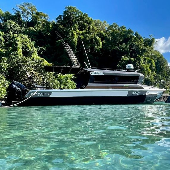 Fishing Boat Fiberglass - 9.3m 31ft Aluminium Cabin Cruiser Easy