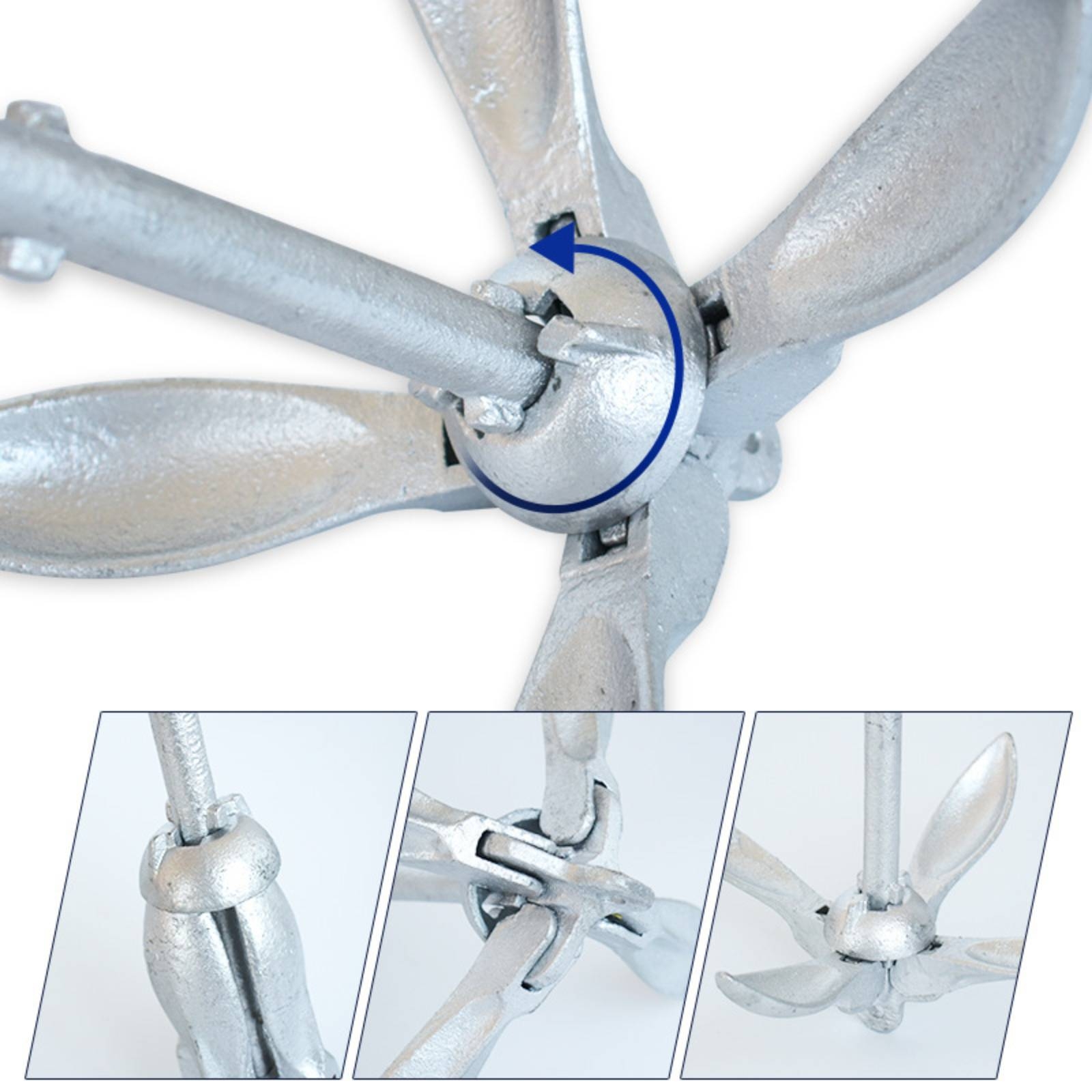 1.5 Kg Boat Anchor Rope Set Sp - огляд і ціна Fishing Boat Anchor