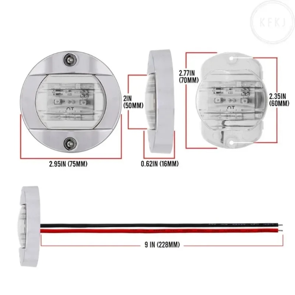 For Yacht Fishing Vessel 12V/2 - огляд і ціна Fishing Boat Navigation Light