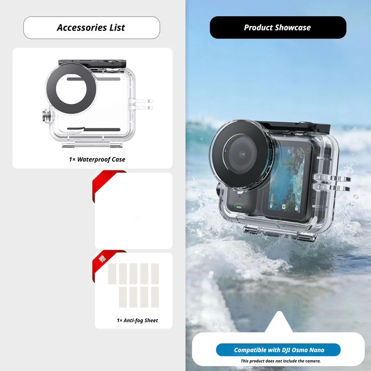 TELESIN 60M Diving Waterproof  - огляд і ціна Fishing Boat Cover