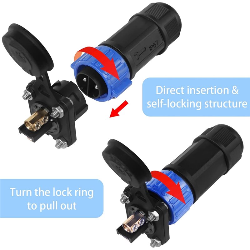 Waterproof Trolling Motor Plug - огляд і ціна Fishing Boat Trolling Motor