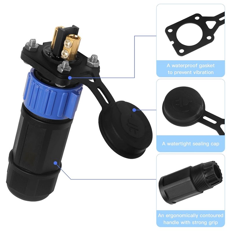 Waterproof Trolling Motor Plug - огляд і ціна Fishing Boat Trolling Motor