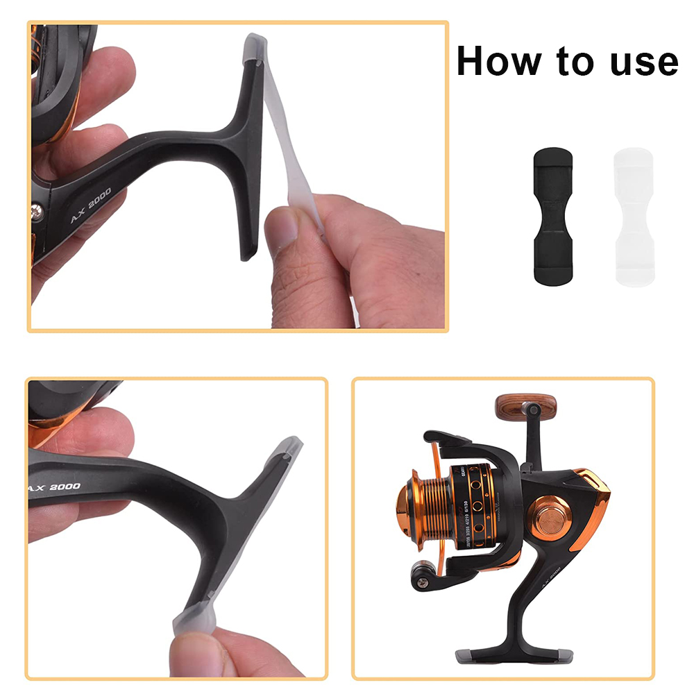 40/100Pcs Rubber Fishing reel  - огляд і ціна Fishing Boat Cover
